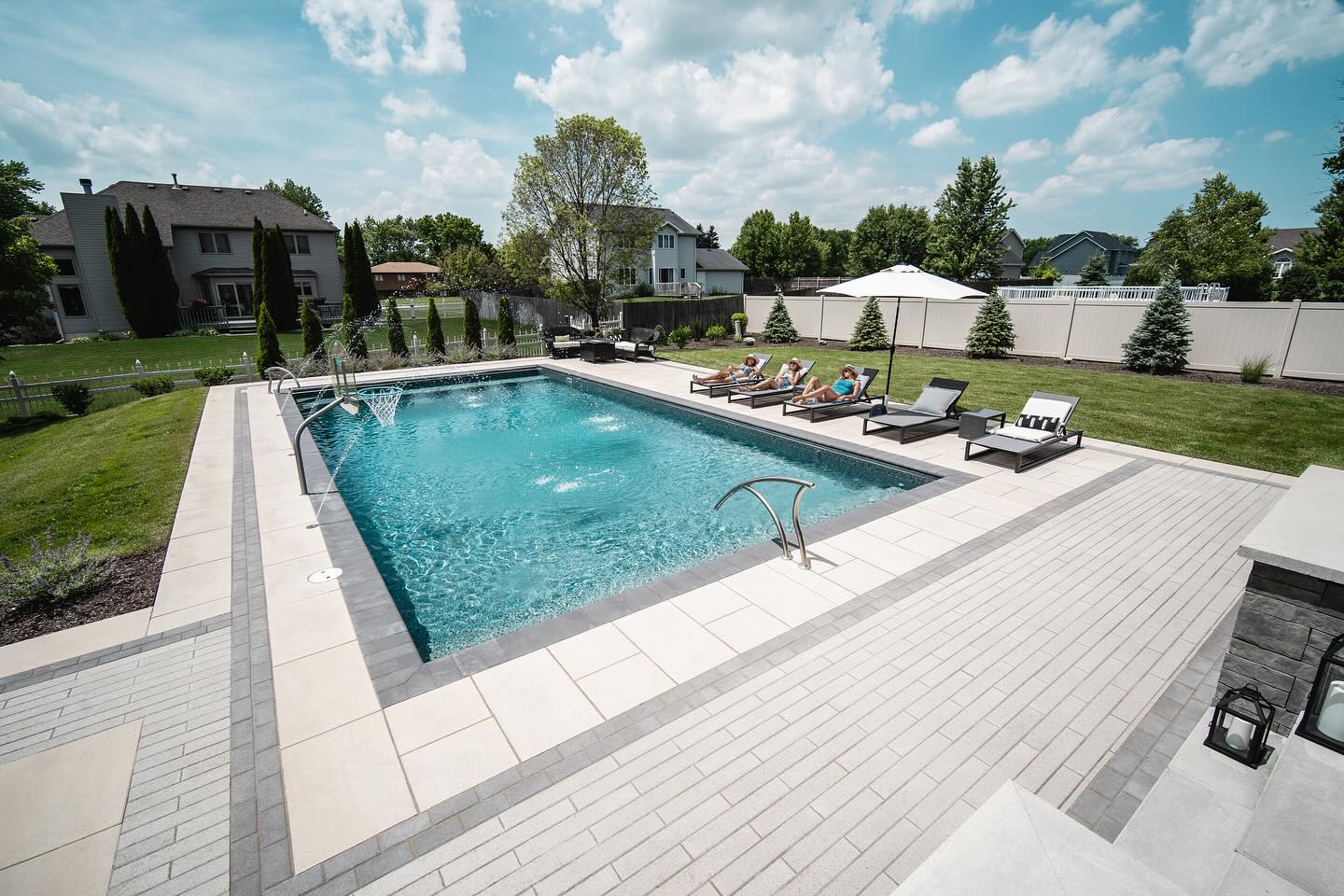 Pool and lounge chairs